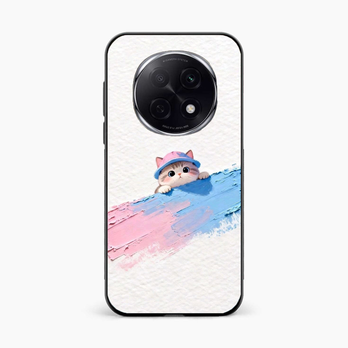 Cute Peekaboo Kitty Oppo F29 Pro 5G Back Cover