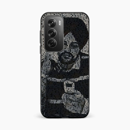 Sidhu Moosewala Minimal Text Art Oppo Reno 12 5G Back Cover
