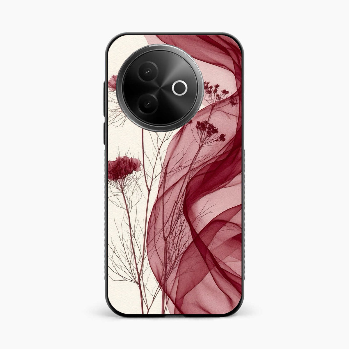Red Floral Dream Vivo Y39 5G Back Cover