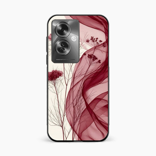 Red Floral Dream Oppo F25 Pro 5G Back Cover