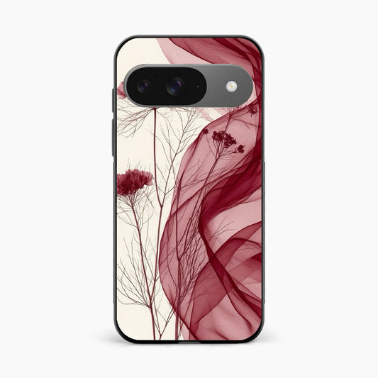 Red Floral Dream Google Pixel 9 Back Cover