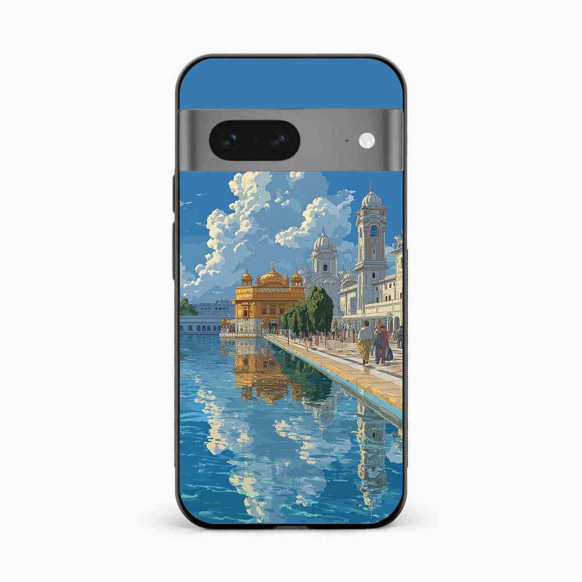 Golden Temple Peace & Faith Google Pixel 8 Back Cover