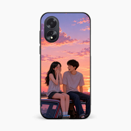 Soft Love Era Oppo A38 Back Cover