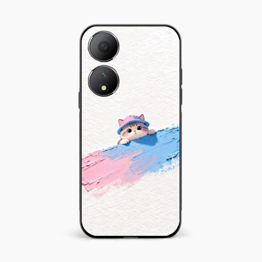 Cute Peekaboo Kitty Oppo A78 5G Back Cover