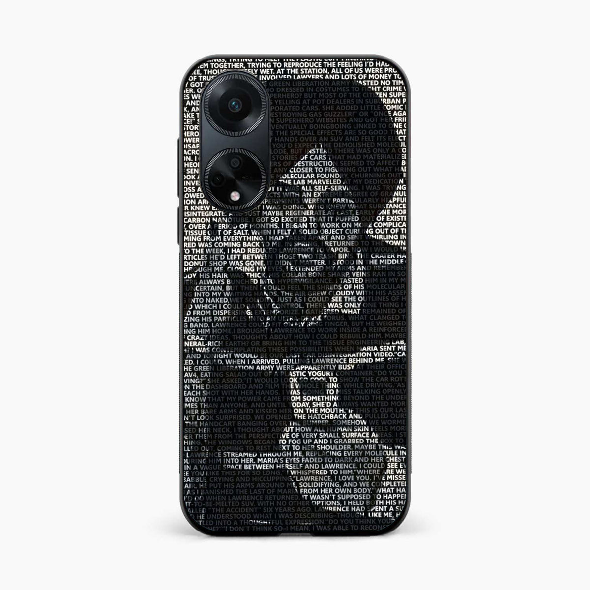 Sidhu Moosewala Minimal Text Art Oppo F23 Back Covers