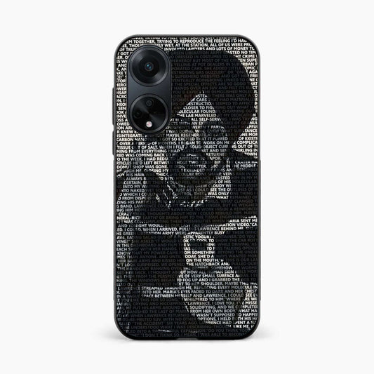 Sidhu Moosewala Minimal Text Art Oppo F23 Back Covers