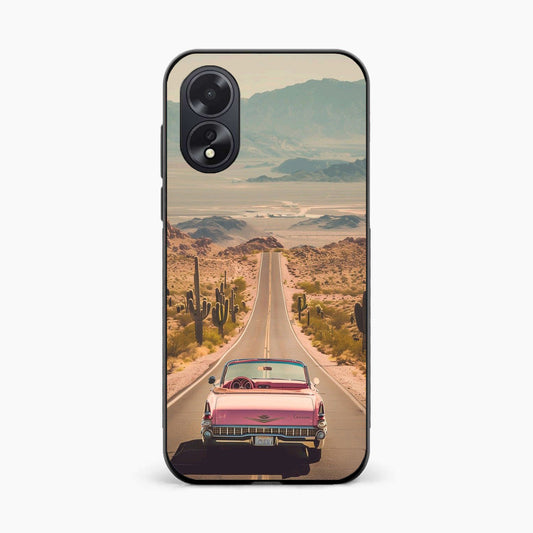 Classic Car Scenic Oppo A38 Back Cover