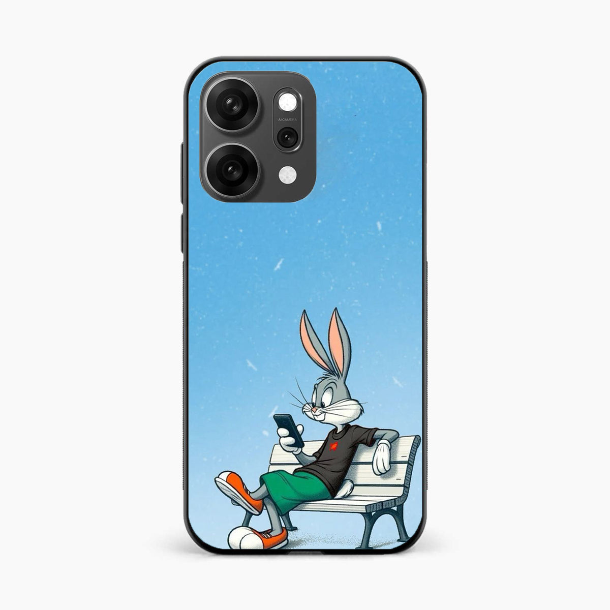 Chill Bunny Aesthetic Oppo Reno 14 Pro 5G Back Cover