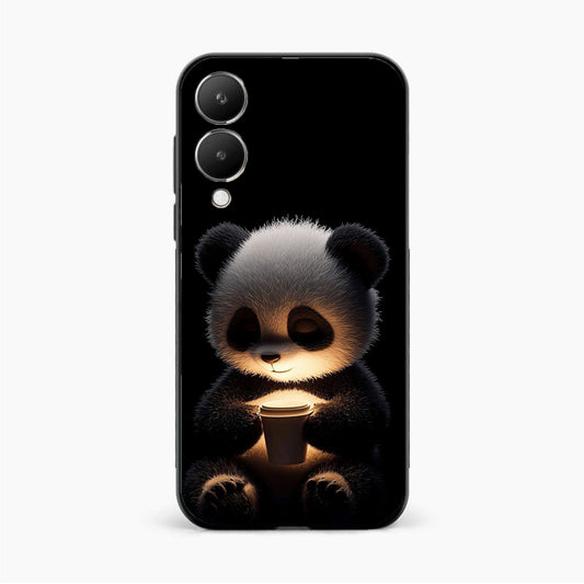Soft Glow Panda Vivo Y28 5G Back Cover