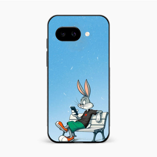 Chill Bunny Aesthetic Google Pixel 9A Back Cover