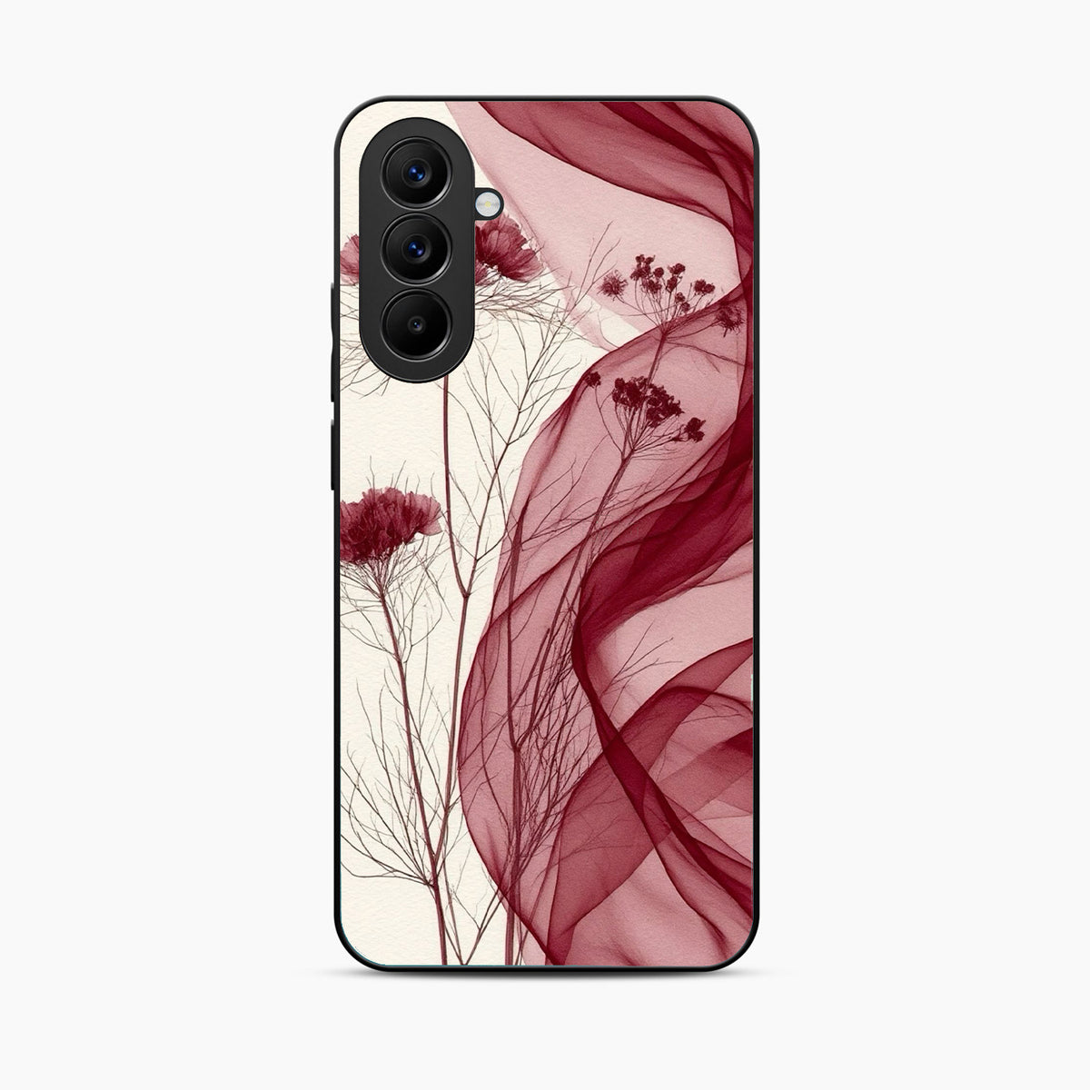 Red Floral Dream Samsung A57 5g Back Cover