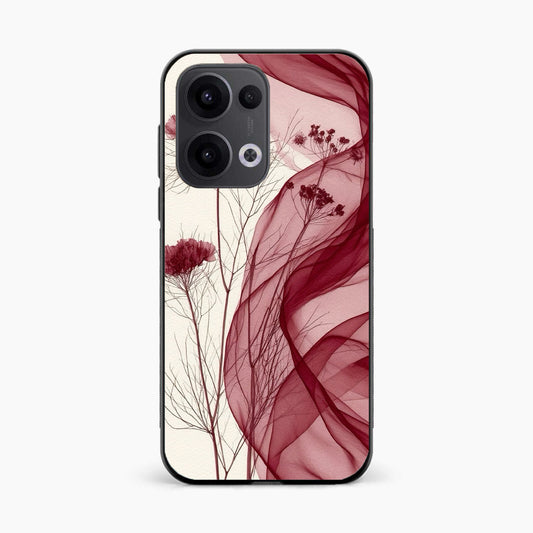 Red Floral Dream Oppo Reno 13 5G Back Cover