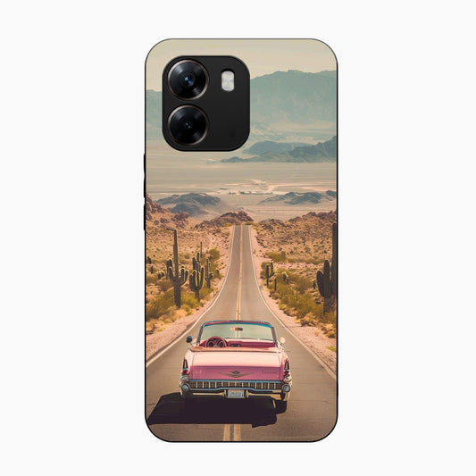 Classic Car Scenic Oppo A6x 5G Back Cover