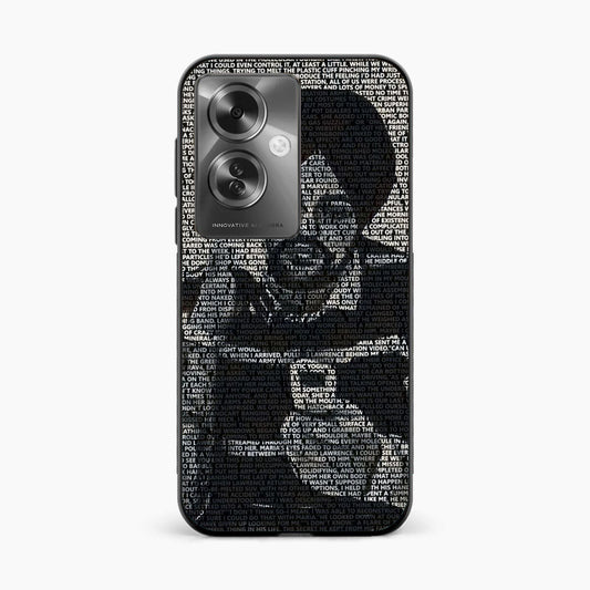 Sidhu Moosewala Minimal Text Art Oppo F25 Pro 5g Back Covers