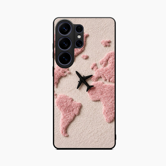 Pink Travel Mood Samsung S26 Ultra Back Cover