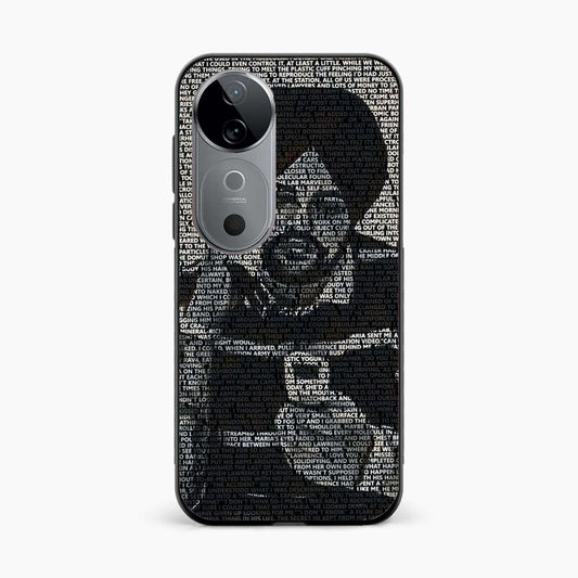 Sidhu Moosewala Minimal Text Art Vivo V40 5g Back Cover
