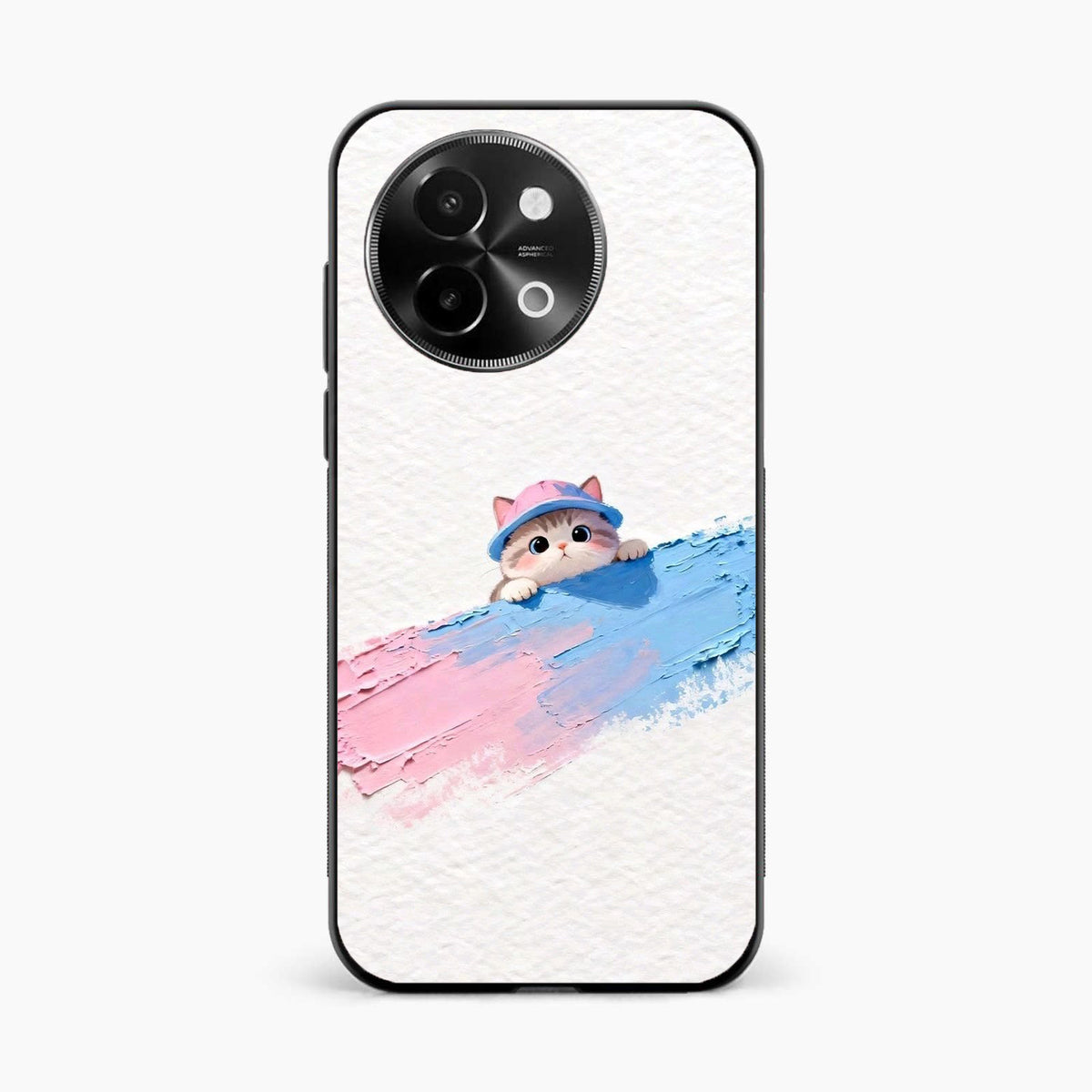 Cute Peekaboo Kitty Vivo Y58 5G Back Cover