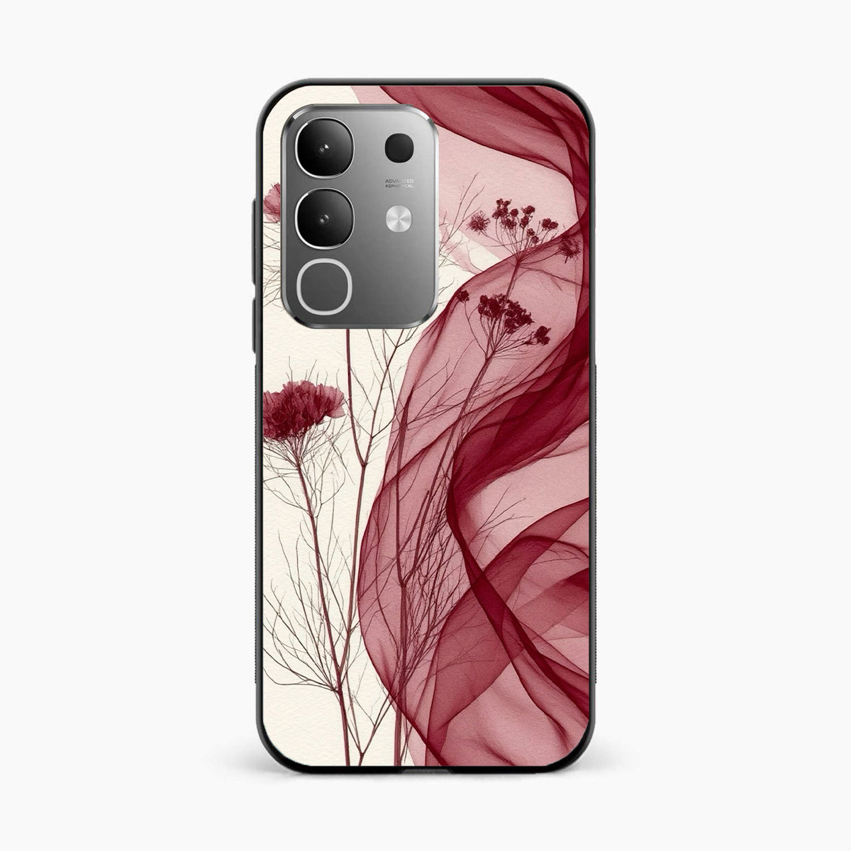 Red Floral Dream Vivo T4x 5G Back Cover