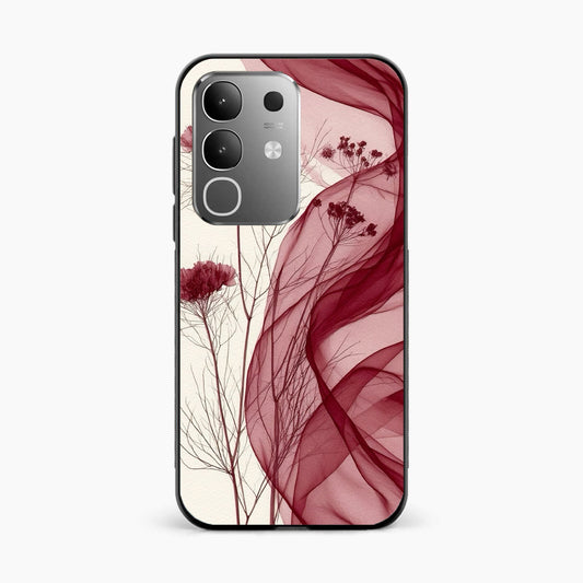 Red Floral Dream Vivo T4x 5G Back Cover