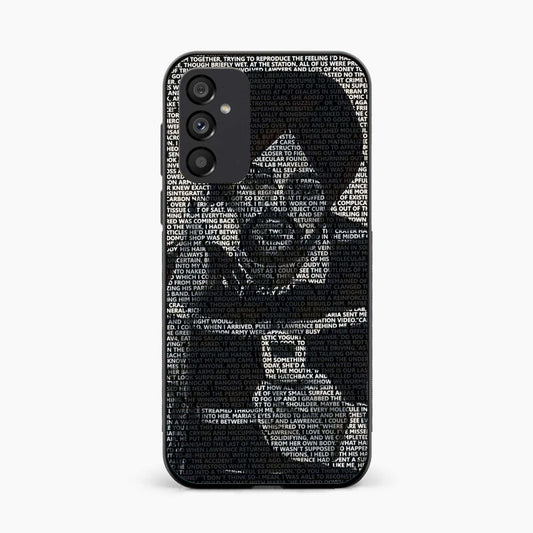 Sidhu Moosewala Minimal Text Art Samsung A55 Back Cover