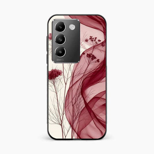 Red Floral Dream Vivo T3 5G Back Cover
