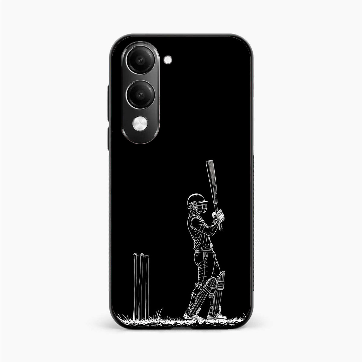 Cricket Minimal Line Art Vivo Y19 5G Back Cover