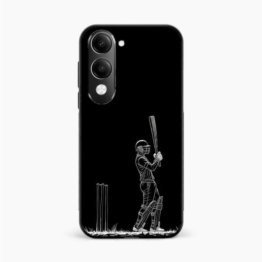 Cricket Minimal Line Art Vivo Y19 5G Back Cover
