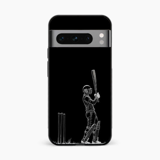 Cricket Minimal Line Art Google Pixel 8 Pro Back Cover