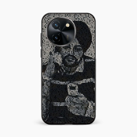 Sidhu Moosewala Minimal Text Art Vivo T3x 5G Back Cover