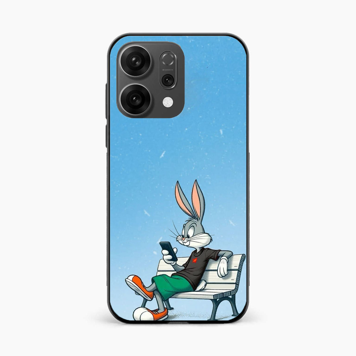 Chill Bunny Aesthetic Oppo Reno 14 5G Back Cover