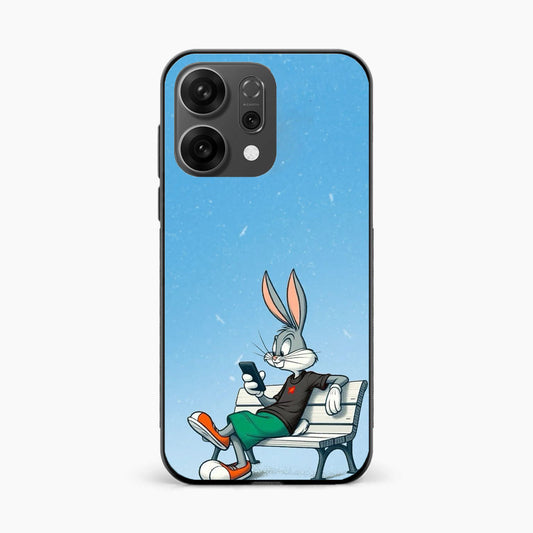 Chill Bunny Aesthetic Oppo Reno 14 5G Back Cover
