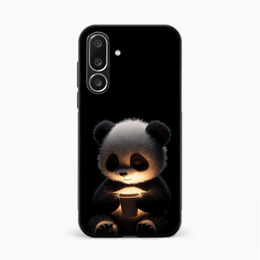 Soft Glow Panda Samsung F56 Back Cover
