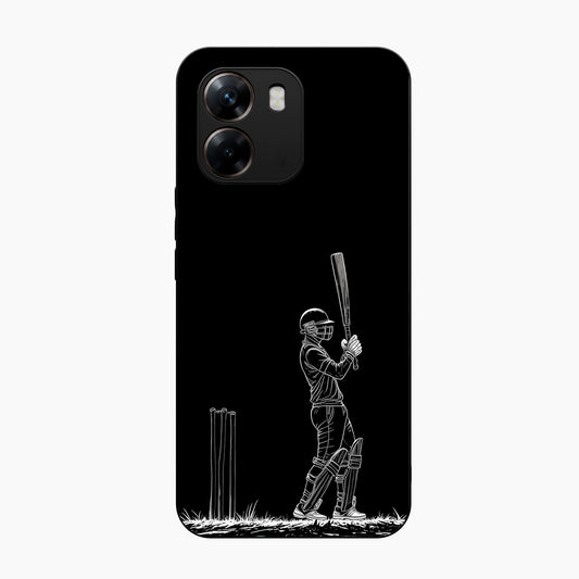 Cricket Minimal Line Art Oppo A6x 5G Back Cover