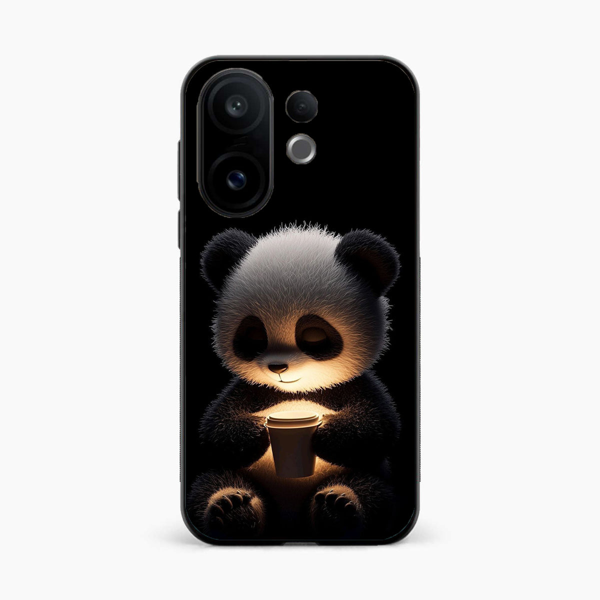 Soft Glow Panda Vivo V60 5G Back Cover