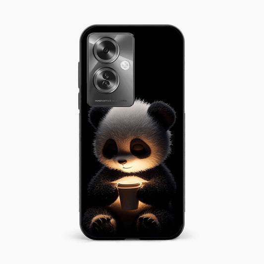 Soft Glow Panda Oppo F25 Pro 5G Back Cover