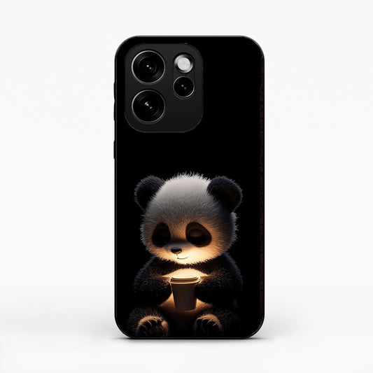 Soft Glow Panda Oppo Reno 15 Pro 5G Back Cover