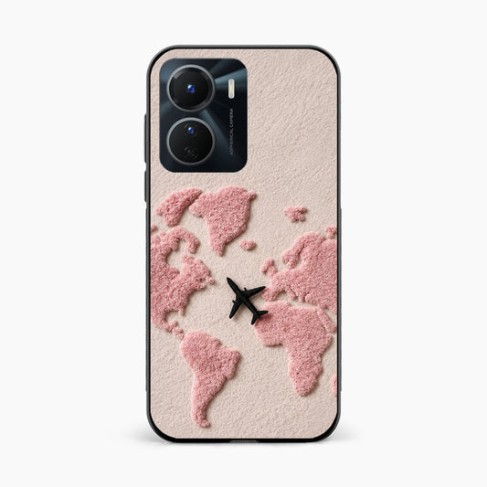 Pink Travel Mood Vivo Y16 Back Cover