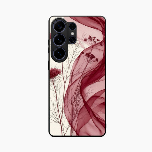 Red Floral Dream Samsung S26 Ultra Back Cover