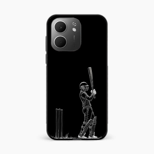Cricket Minimal Line Art Oppo A5x 5G Back Cover