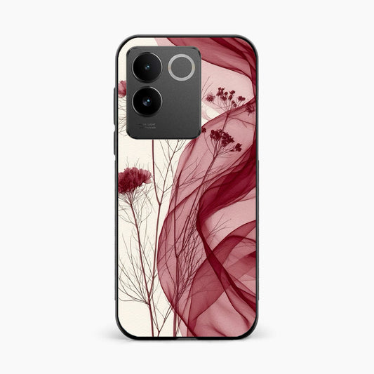 Red Floral Dream Vivo T2 Pro 5G Back Cover