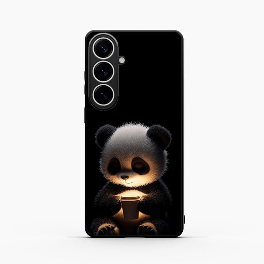 Soft Glow Panda Samsung S26 Back Covers