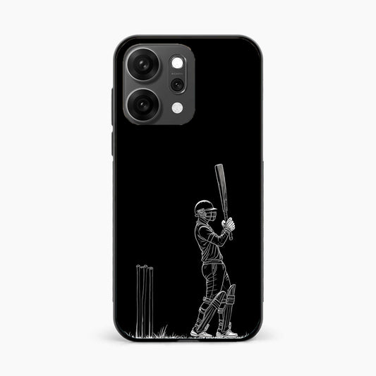 Cricket Minimal Line Art Oppo Reno 14 Pro 5G Back Cover