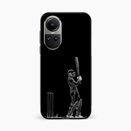 Cricket Minimal Line Art Oppo Reno 10 Back Cover