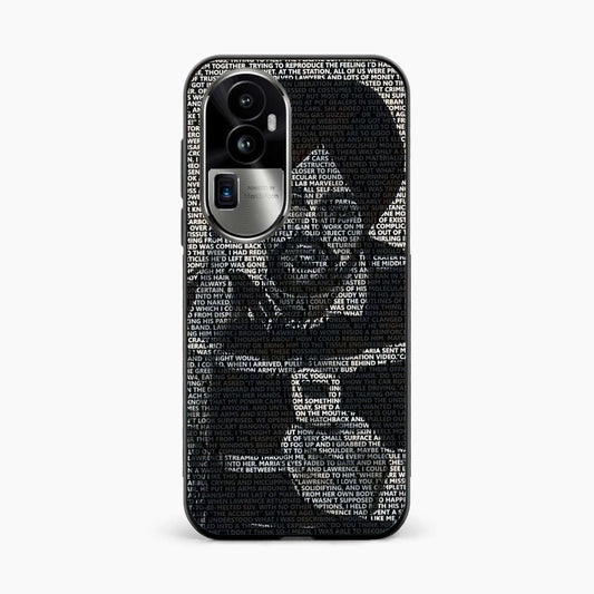 Sidhu Moosewala Minimal Text Art Oppo Reno 10 Pro Plus 5G Back Cover