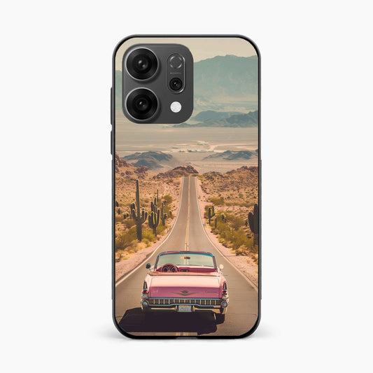 Classic Car Scenic Oppo Reno 14 5G Back Cover