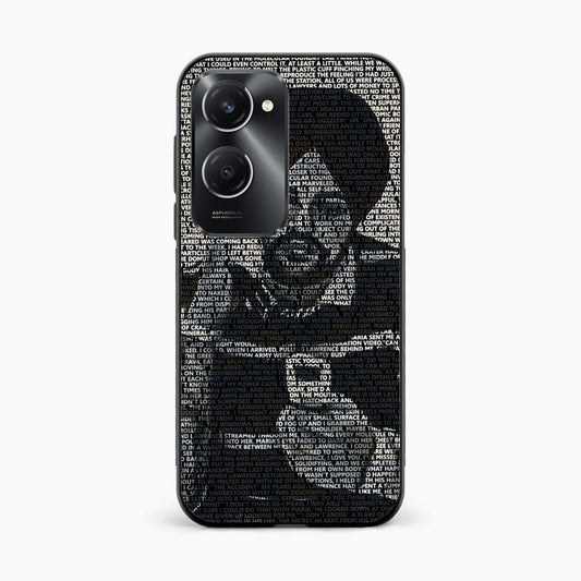 Sidhu Moosewala Minimal Text Art Vivo Y28s 5G Back Cover