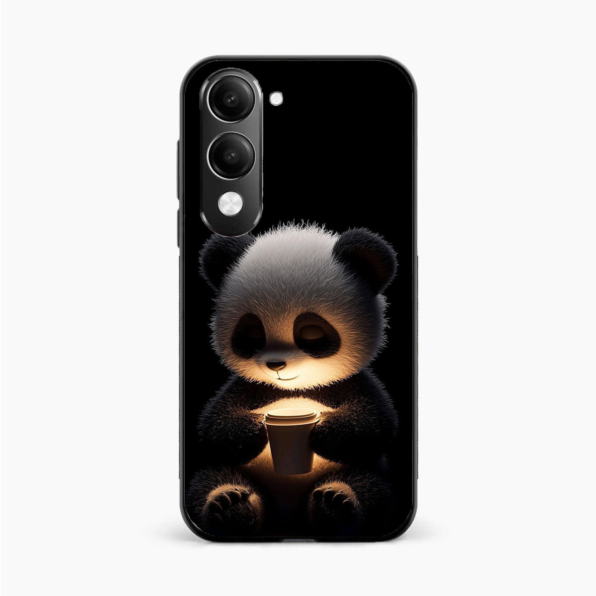 Soft Glow Panda Vivo Y19 5G Back Cover