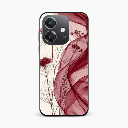 Red Floral Dream Oppo A3 5G Back Cover