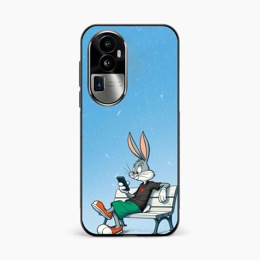 Chill Bunny Aesthetic Oppo Reno 10 Pro Plus 5G Back Cover