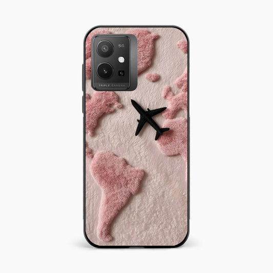 Pink Travel Mood Vivo T1 5G Back Cover